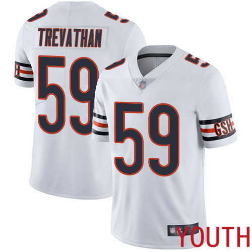 Chicago Bears Limited White Youth Danny Trevathan Road Jersey NFL Football 59 Vapor Untouchable